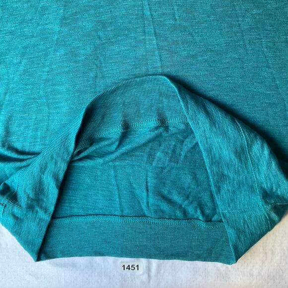 Level Wear Men’s Long Sleeve Half Zip Sweater size M, Solid Blue - Picture 7 of 9